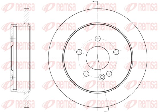 Disque de frein REMSA 6799.00