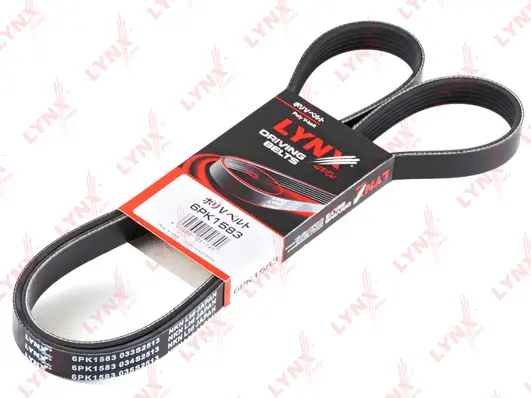Courroie trapézoïdale à nervures LYNXAUTO 6PK1583