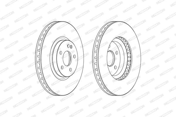 Disque de frein FERODO FCR379A