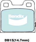 Kit de plaquettes de frein, frein à disque BENDIX-SEA DB15 GCT