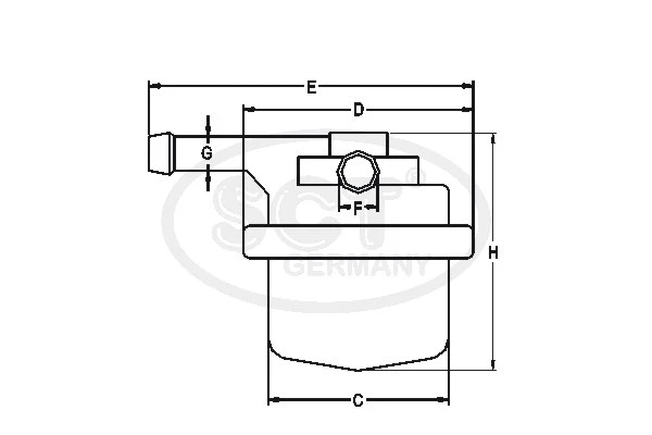 Filtre à carburant SCT - MANNOL ST 332