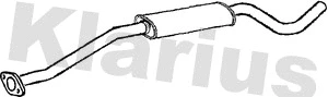 Silencieux central KLARIUS 250858