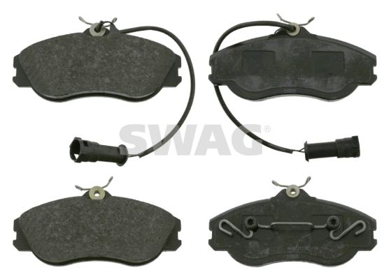 Kit de plaquettes de frein, frein à disque SWAG 30 91 6062