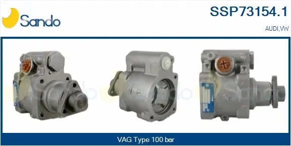 Pompe hydraulique, direction SANDO SSP73154.1
