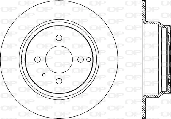 Disque de frein OPEN PARTS BDR1615.10