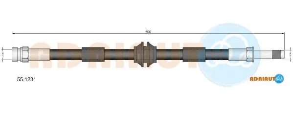 Flexible de frein ADRIAUTO 55.1231