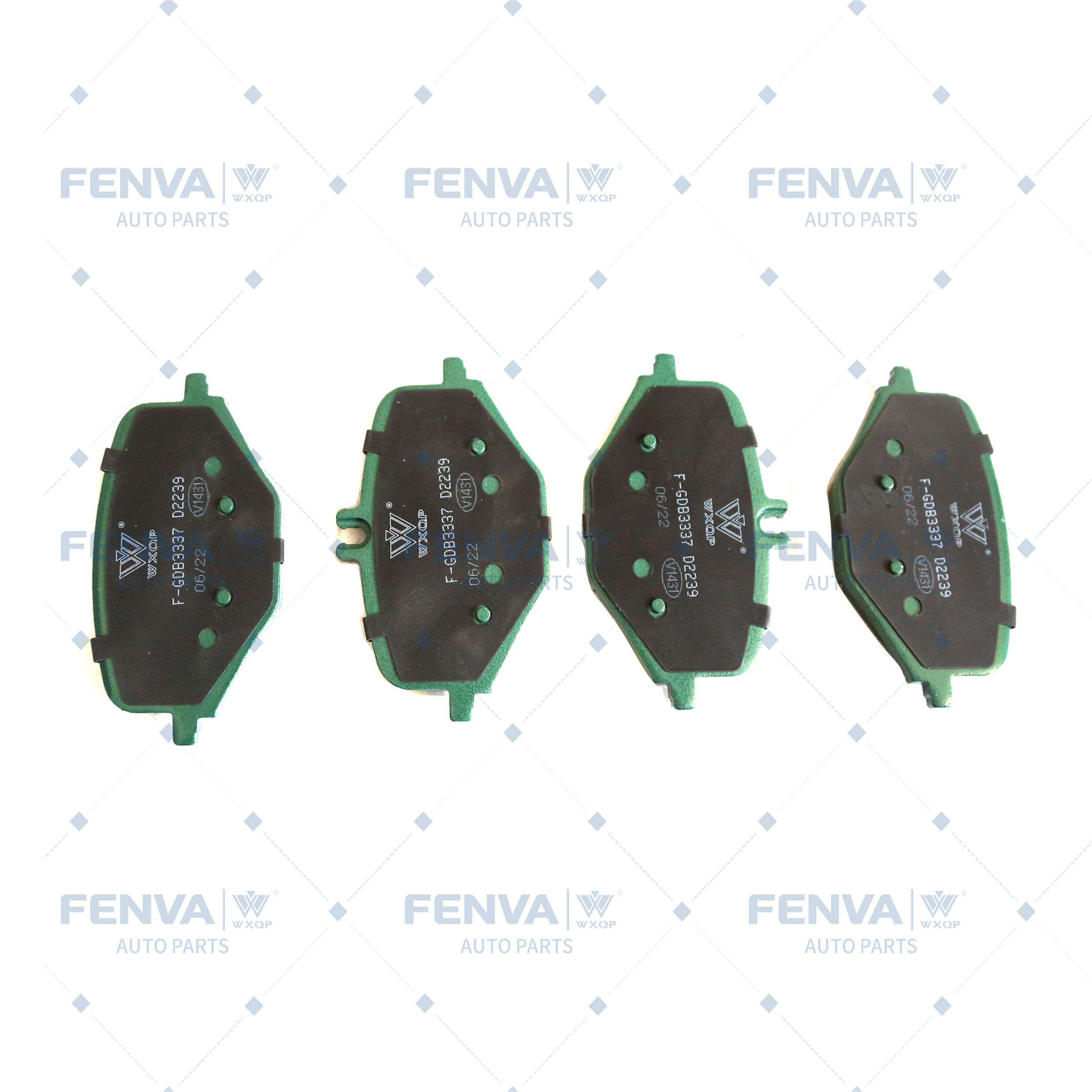 Kit de plaquettes de frein, frein à disque WXQP 40797