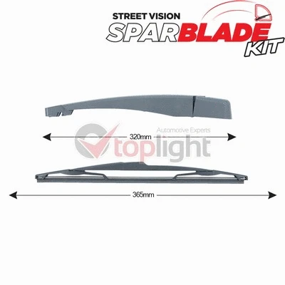 Kit de bras d'essuie-glace, nettoyage des vitres AE TOPLIGHT TRA-F4E2