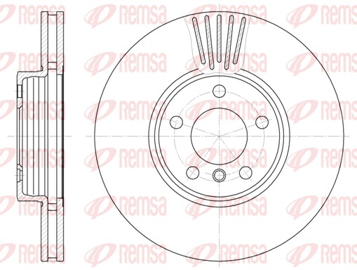 Disque de frein REMSA 6600.10