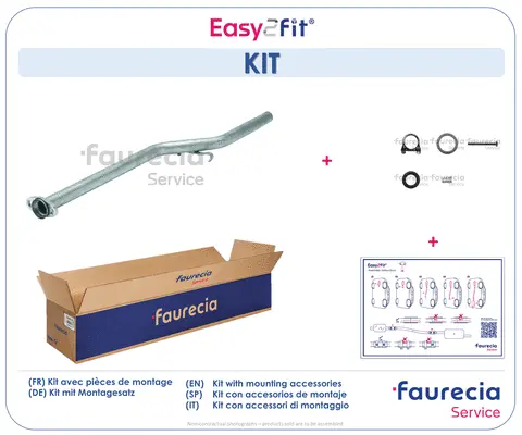 Tuyau d'échappement Faurecia FS25086