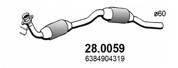 Catalyseur ASSO 28.0059