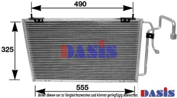 Condenseur, climatisation AKS DASIS 162210N