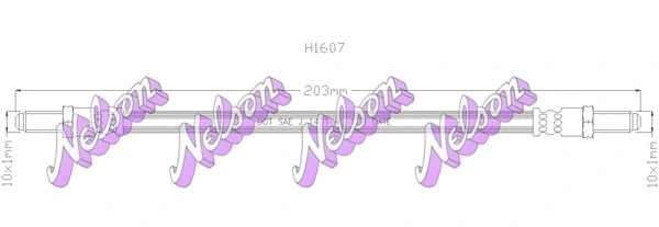 Flexible de frein KAWE H1607