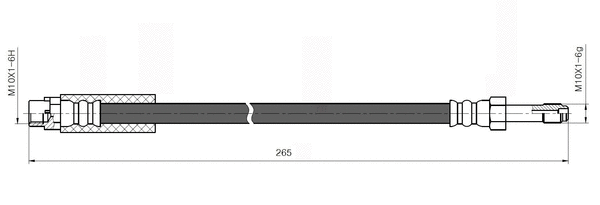 Flexible de frein National NBH6059