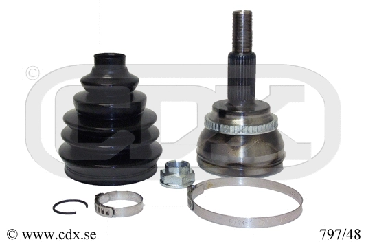 Jeu de joints, arbre de transmission CDX 797/48
