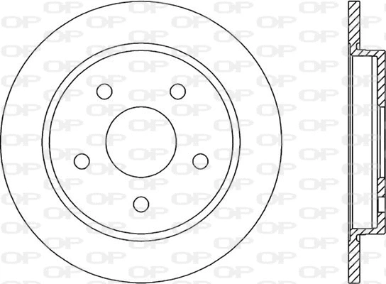 Disque de frein OPEN PARTS BDR1164.10