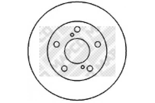 Disque de frein MAPCO 25566