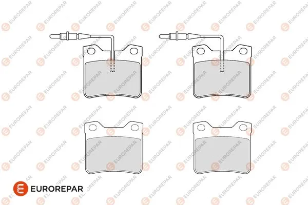 Kit de plaquettes de frein, frein à disque EUROREPAR 1686276280