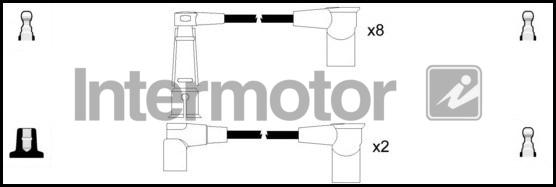Kit de câbles d'allumage INTERMOTOR 76263