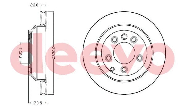 Disque de frein DEEVO BD15460