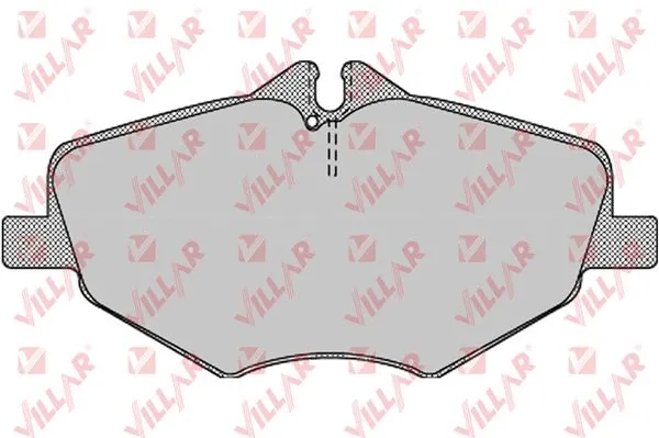 Kit de plaquettes de frein, frein à disque VILLAR 626.1124