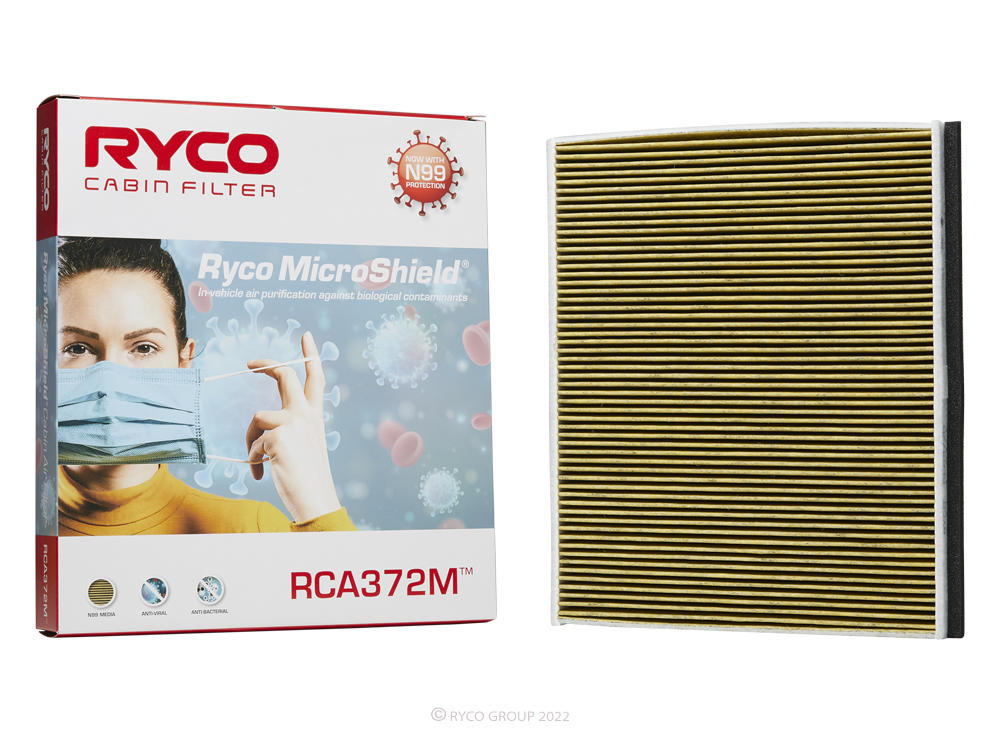 Filtre, air de l'habitacle RYCO RCA372M