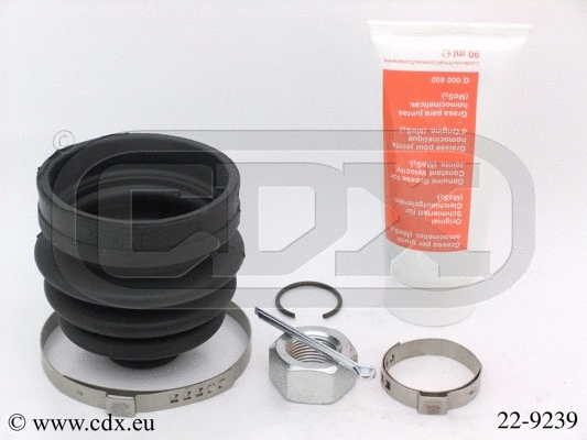 Jeu de joints-soufflets, arbre de commande CDX 22-9239