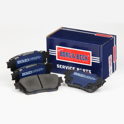 Kit de plaquettes de frein, frein à disque BORG & BECK BBP2847