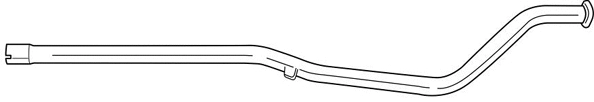 Tuyau d'échappement SIGAM 45531
