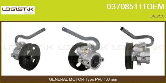 Pompe hydraulique, direction LGK 037085111OEM