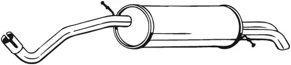 Silencieux arrière BOSAL 233-147