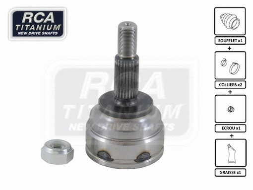 Jeu de joints, arbre de transmission RCA FRANCE RE87