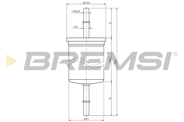 Filtre à carburant BREMSI FE1319