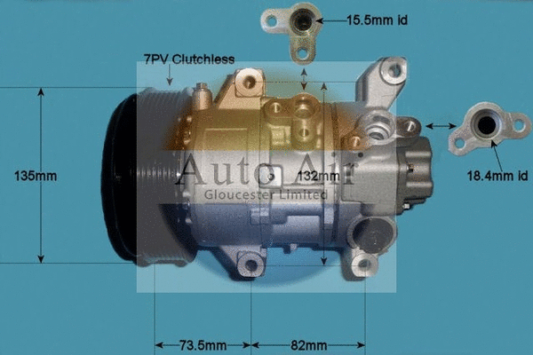 Compresseur, climatisation AUTO AIR GLOUCESTER 14-4326P