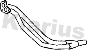 Tuyau d'échappement KLARIUS 120192