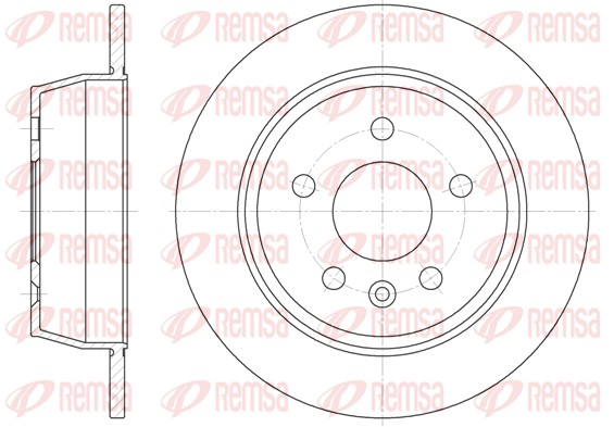 Disque de frein REMSA 6471.00