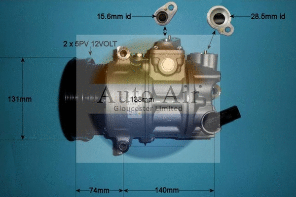 Compresseur, climatisation AUTO AIR GLOUCESTER 14-9765P