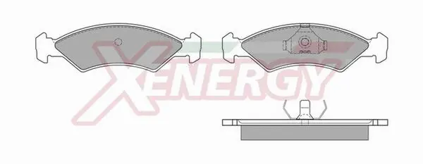 Kit de plaquettes de frein, frein à disque AP XENERGY X40165