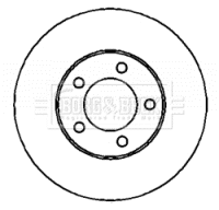 Disque de frein BORG & BECK BBD4418