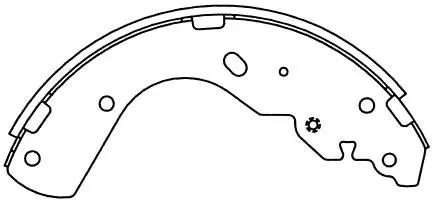 Jeu de mâchoires de frein SB BS25416