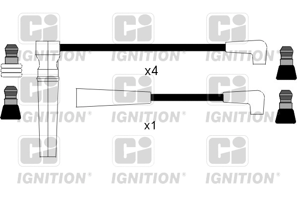 Kit de câbles d'allumage QUINTON HAZELL XC820