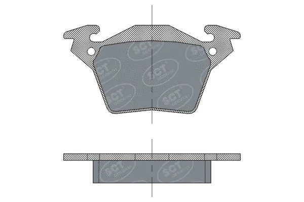 Kit de plaquettes de frein, frein à disque SCT - MANNOL SP 302 PR