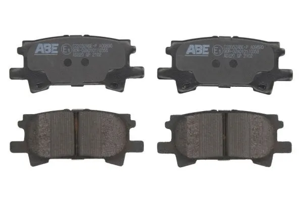 Kit de plaquettes de frein, frein à disque ABE C22032ABE-P
