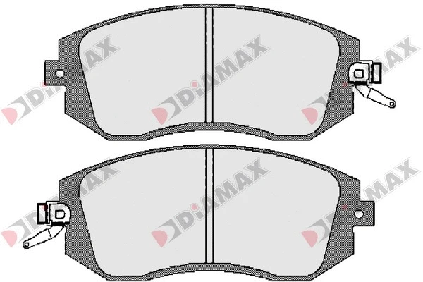Kit de plaquettes de frein, frein à disque DIAMAX N09658