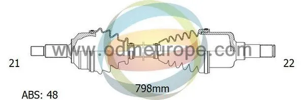 Arbre de transmission 4X4 ESTANFI EST-18-162081