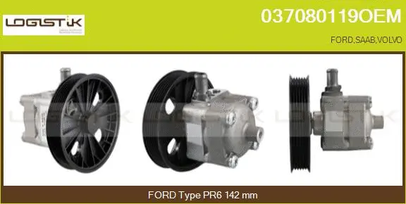 Pompe hydraulique, direction LGK 037080119OEM