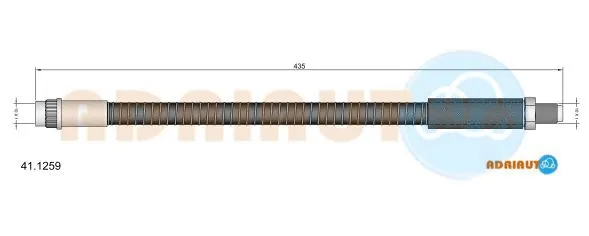 Flexible de frein ADRIAUTO 41.1259