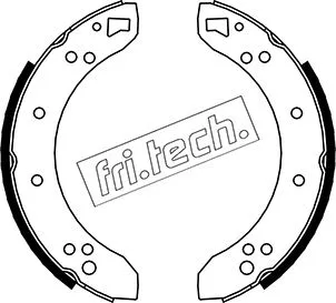 Jeu de mâchoires de frein fri.tech. 1040.087