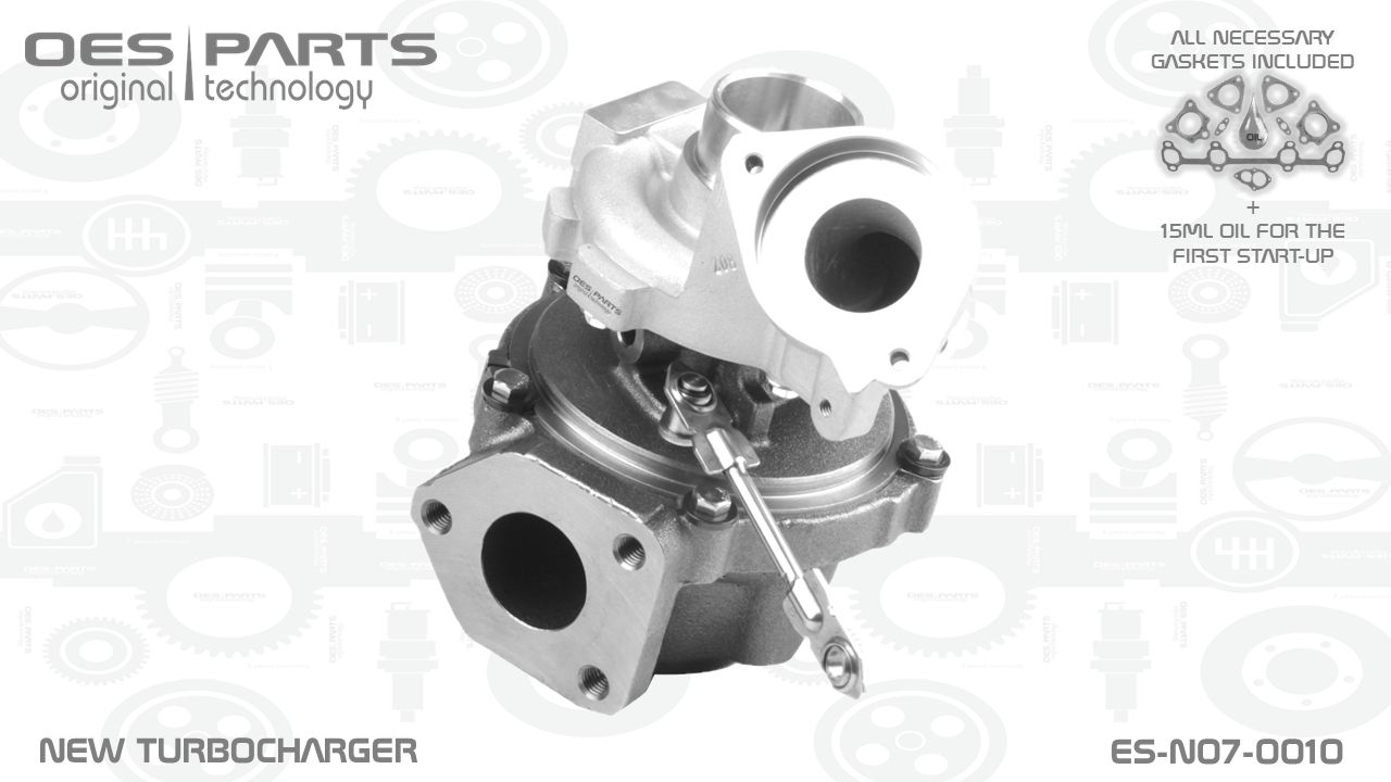 Turbocompresseur, suralimentation OES PARTS ES-N07-0010