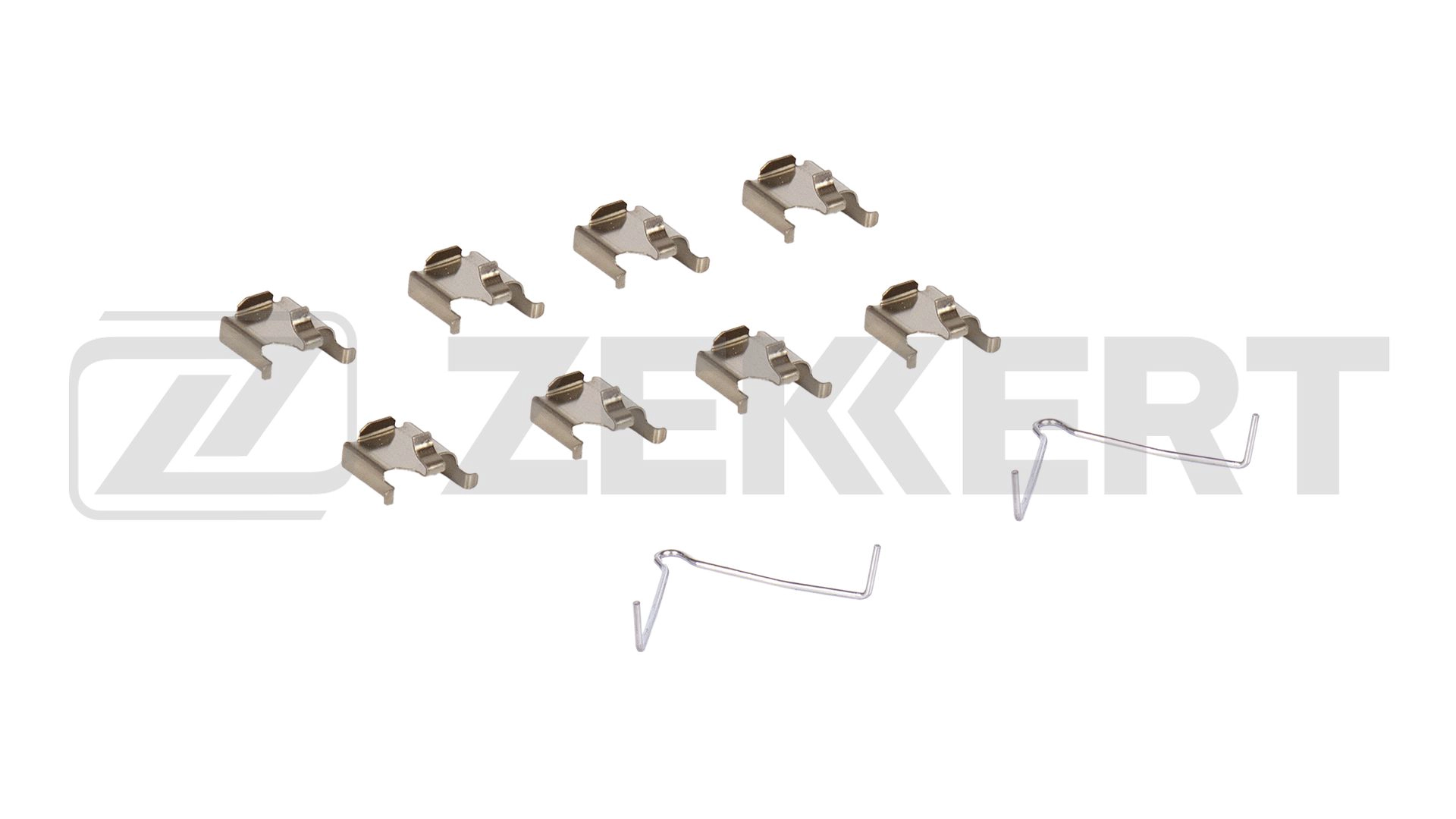 Kit d'accessoires, plaquette de frein à disque ZEKKERT BR-1458